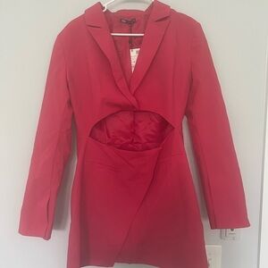 NWT Zara cutout blazer dress